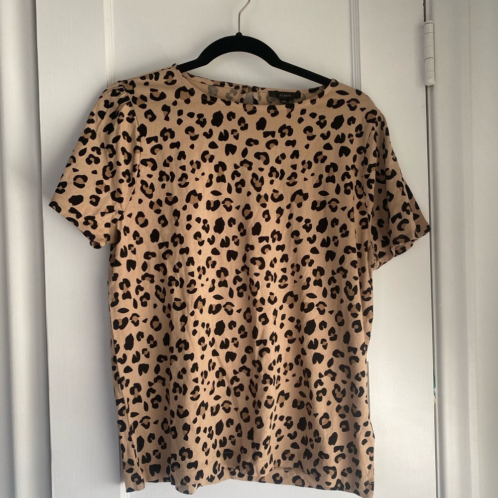Jcrew Leopard Tee